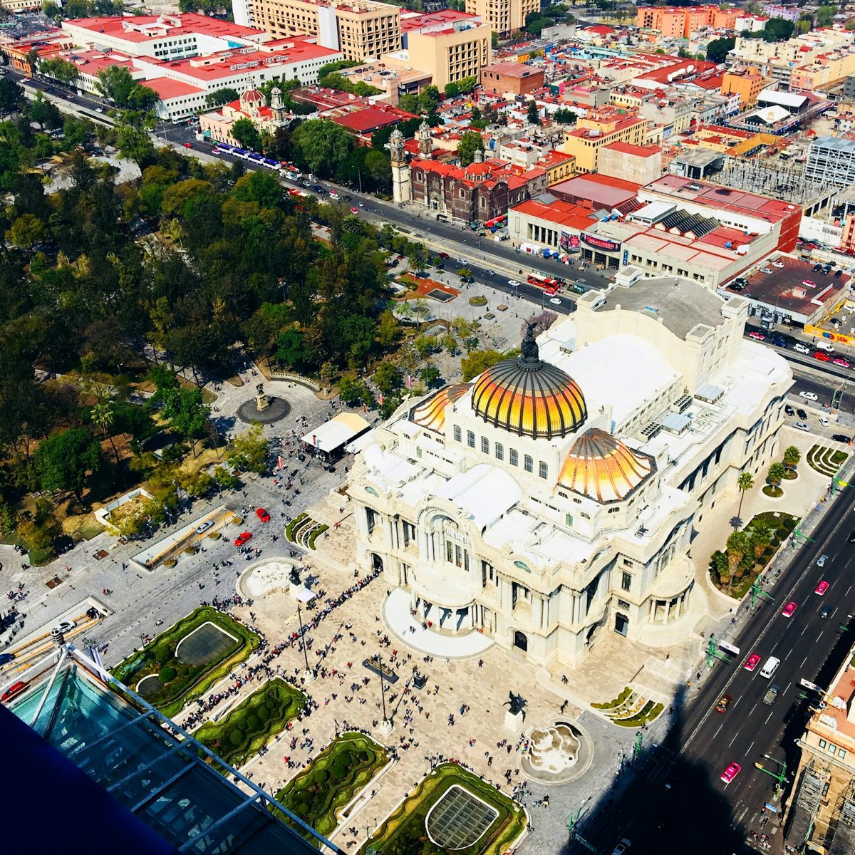 Panorámica urbana de Ciudad de México