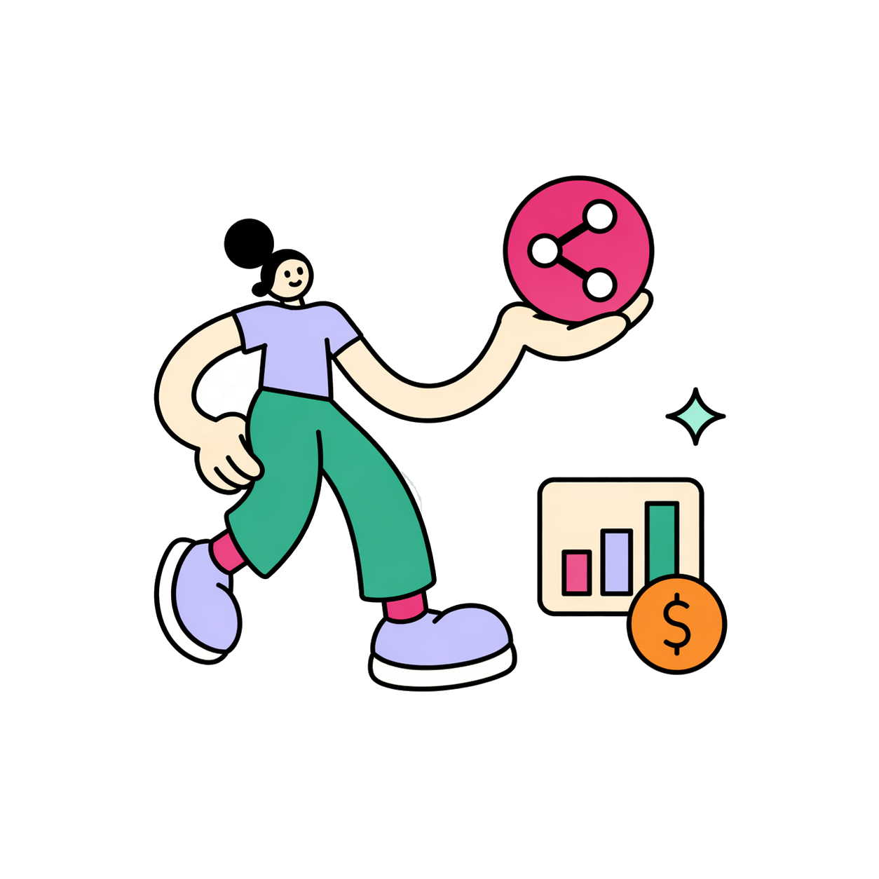 Share, Track, and Monetize